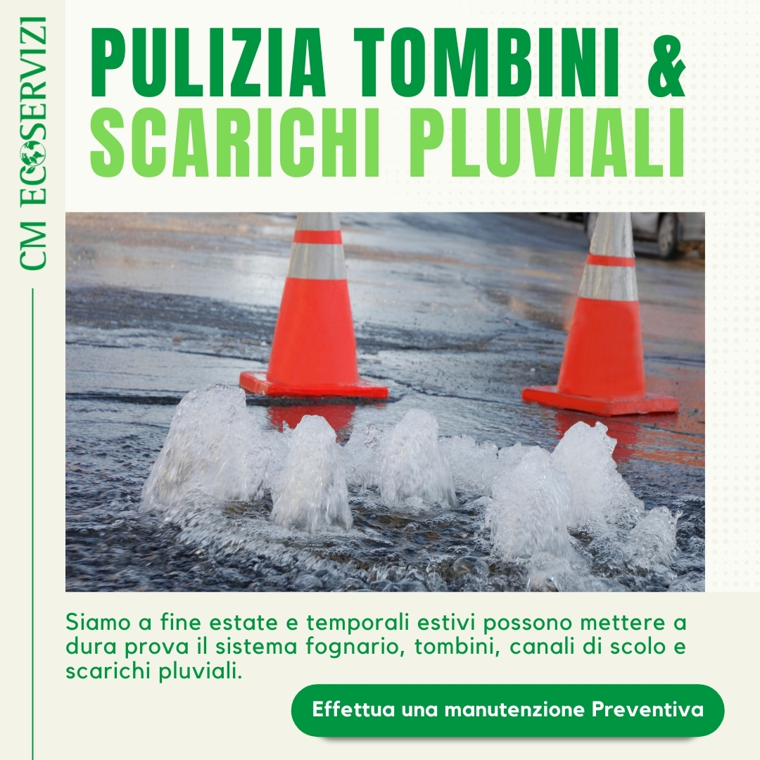 Pulizia tombini e scarichi pluviali: una manutenzione preventiva per  scongiurare allagamenti