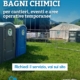 Noleggio bagni chimici per cantieri, eventi e aree operative temporanee